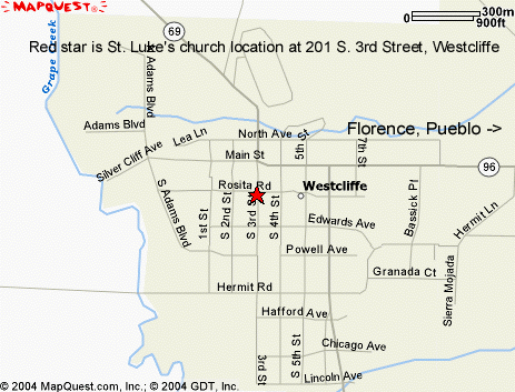 Map Westcliffe